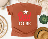 Dad To Be White 2 graphic tee in Yam