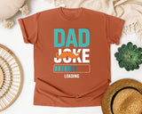 Dad Joke Loading Teal graphic tee in Yam