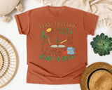 Ready To Learn Ready To Grow graphic tee in Yam