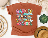 Back To School Fish graphic tee in Yam