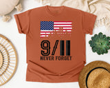 Never Forget Black 2 graphic tee in Yam