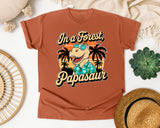 Papasaur graphic tee in Yam