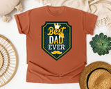 Best Dad Ever Black 2 graphic tee in Yam