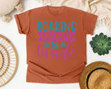 Roaring My Into 1st Grade graphic tee in Yam