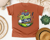 Best Dad By Par Grey 2 graphic tee in Yam