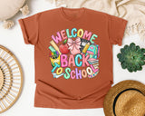 Welcome Back To School Bow graphic tee in Yam