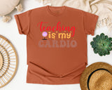Teaching Is My Cardio Graphic Tee graphic tee in Yam
