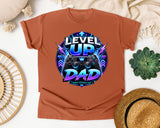 Level Up Dad graphic tee in Yam