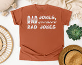 Dad Jokes You Mean Rad Jokes Classic graphic tee in Yam