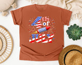 4th Of July graphic tee in Yam