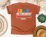 Teacher Retirement Loading graphic tee in Yam