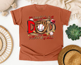 We Caught The Best Dad graphic tee in Yam