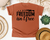 Freedom Isn't Free White graphic tee in Yam