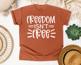 Freedom Isn't Free White 4 graphic tee in Yam