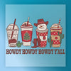 Howdy Howdy Howdy Y'all Western Christmas Design - Ready to Press - InkMerge DTF Transfer