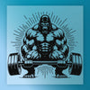 Gorilla Powerlifting Strength Design - Ready to Press - InkMerge DTF Transfer