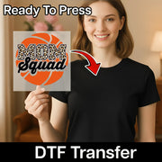 MOM Squad Leopard Print Design DTF Transfer - InkMerge Heat Press Design