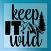 Keep IT Wild Nature Conservation Design - Ready to Press - InkMerge DTF Transfer