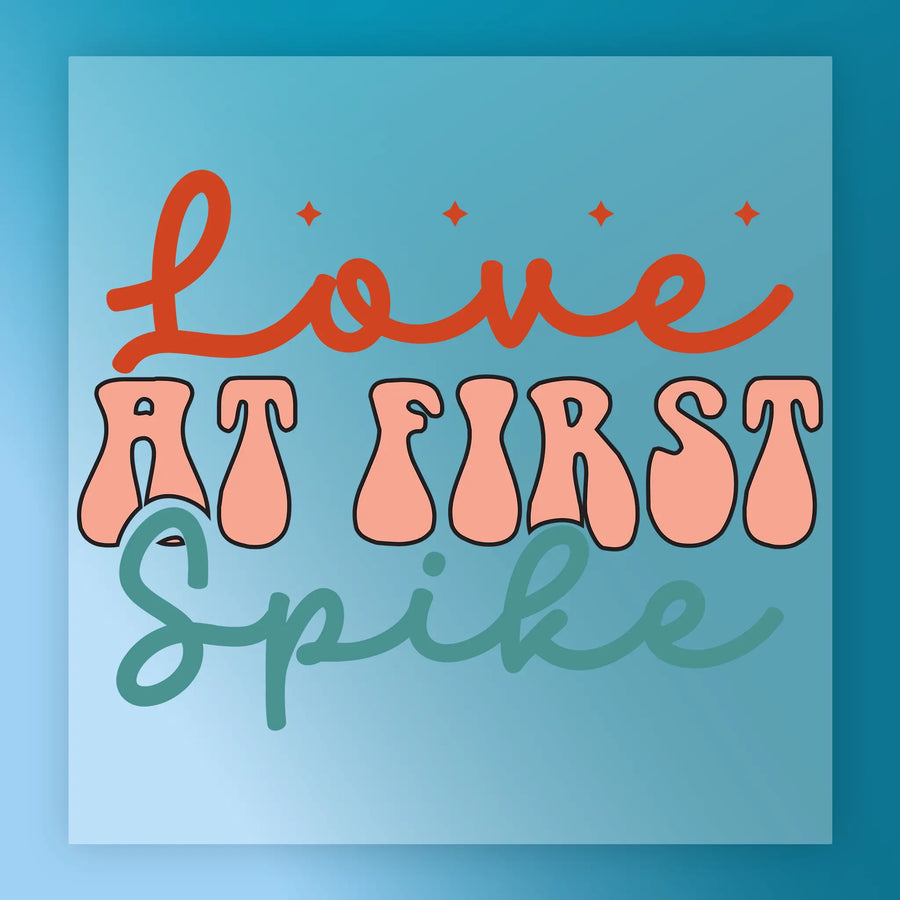 Love At First Spike DTF Transfer - InkMerge Heat Press Design
