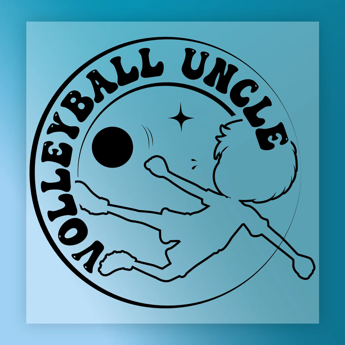 Volleyball Uncle Design