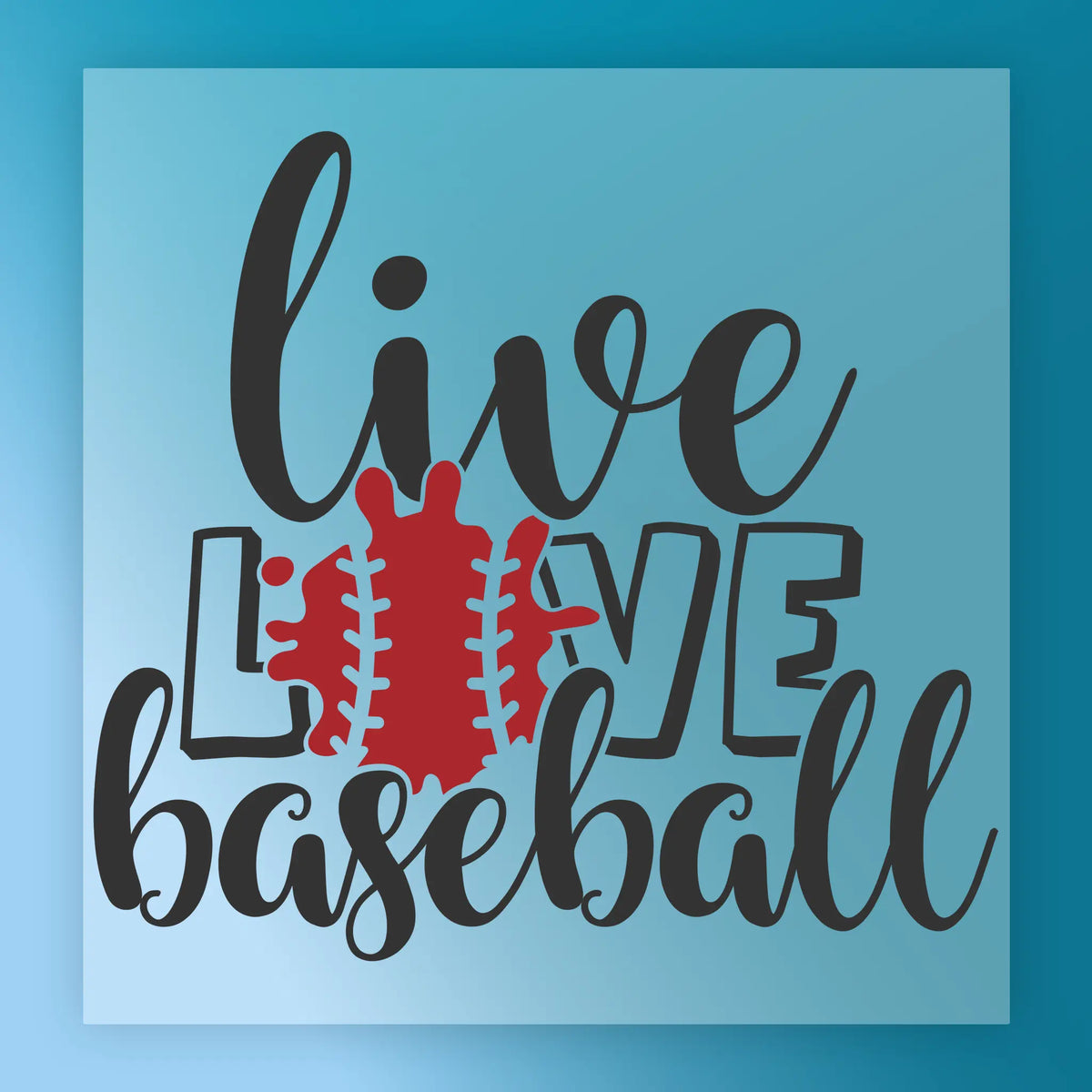 Live Love Baseball Design