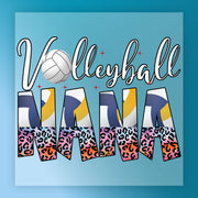 a volleyball and the word "NANA" in a stylized, colorful design.