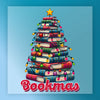 Bookmas Festive Reading Tree Design - Ready to Press - InkMerge DTF Transfer