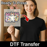 Boo Ghost Halloween Design DTF Transfer - InkMerge Heat Press Design