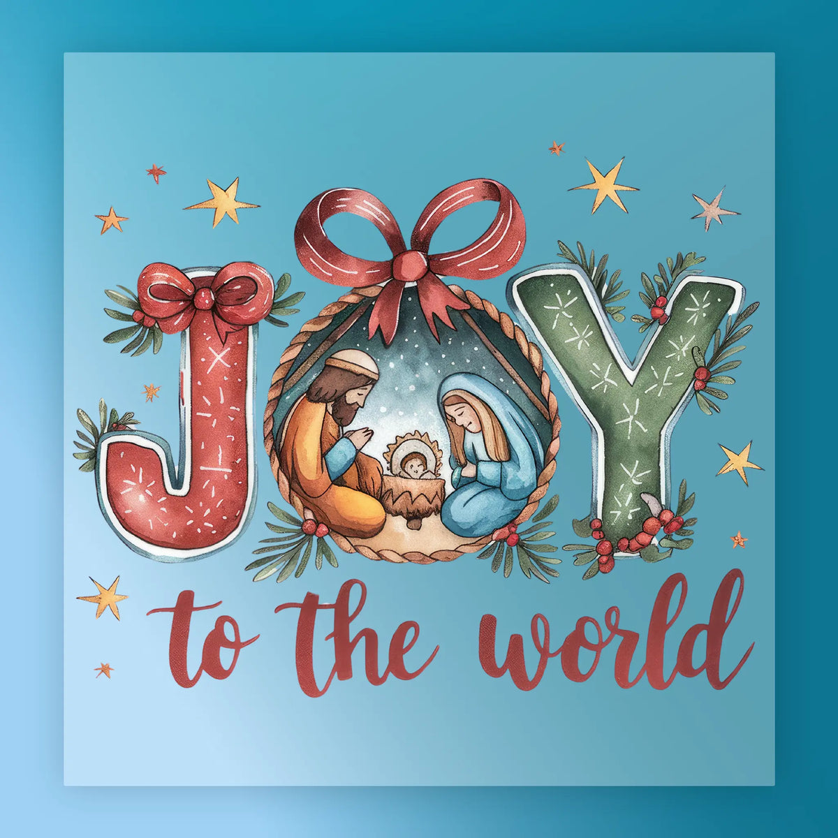 JOY Nativity Scene