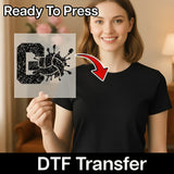 Energetic Go  Volleyball Grunge Design DTF Transfer - InkMerge Heat Press Design