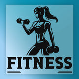 Fitness Motivation Strong Woman Design DTF Transfer - InkMerge Heat Press Design