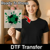 Soccer Ball Paint Splatter Art - Ready to Press - InkMerge DTF Transfer