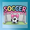 Playful Soccer Goal with Pink Bow - Ready to Press - InkMerge DTF Transfer