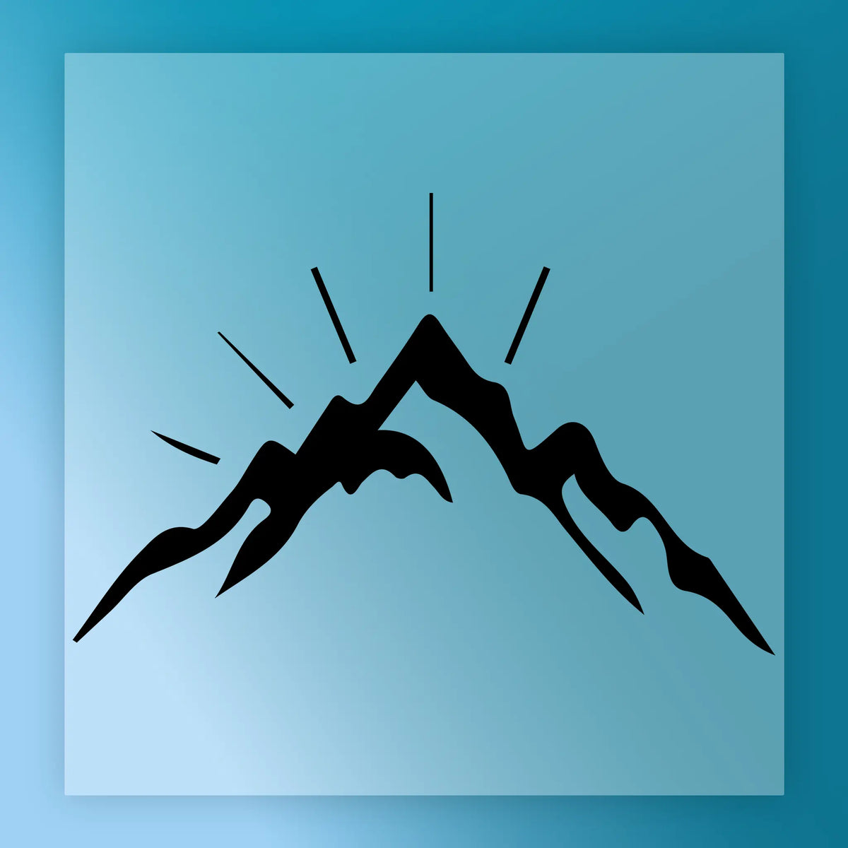 Mountain Silhouette Adventure