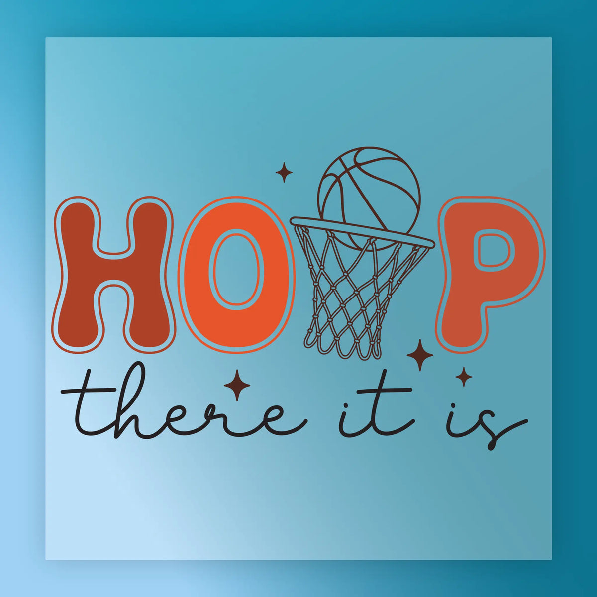 Colorful Basketball 'HOOP