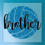 Brother Volleyball Pride DTF Transfer - InkMerge Heat Press Design