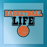 Basketball Life Design DTF Transfer - InkMerge Heat Press Design