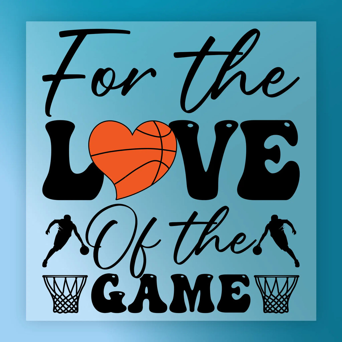 Love of the basketball Game Shirt Design