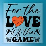Love of the basketball Game Shirt Design DTF Transfer - InkMerge Heat Press Design