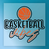 Basketball Vibes Graphic DTF Transfer - InkMerge Heat Press Design