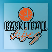 Basketball Vibes Graphic DTF Transfer - InkMerge Heat Press Design