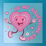 In My Valentine Era Heart Design DTF Transfer - InkMerge Heat Press Design