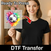 Watercolor Soccer Ball Art - Ready to Press - InkMerge DTF Transfer