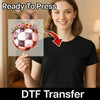 Floral Soccer Ball Watercolor Art - Ready to Press - InkMerge DTF Transfer