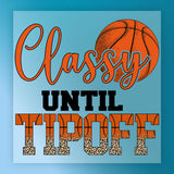 Classy Tipoff Basketball Design DTF Transfer - InkMerge Heat Press Design