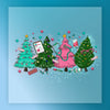 Medical Christmas Trees Design - Ready to Press - InkMerge DTF Transfer