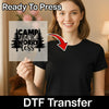 Camp More Worry Less Silhouette Design - Ready to Press - InkMerge DTF Transfer
