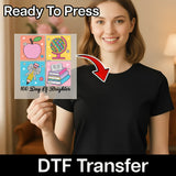 100 Day Of Brighter Celebration Design DTF Transfer - InkMerge Heat Press Design