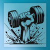 Explosive Strength Dumbbell Design - Ready to Press - InkMerge DTF Transfer