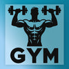 Muscular Silhouette Gym Design - Ready to Press - InkMerge DTF Transfer
